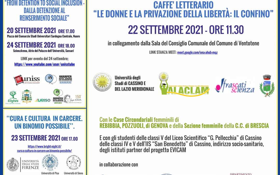 NOTTE EUROPEA DEI RICERCATORI EUROPEI 2021 VENTOTENE, CITTÀ DELLA PACE – PORTA D’EUROPA