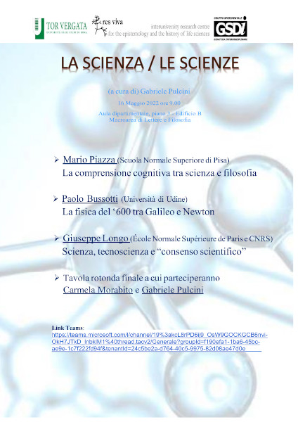 LA SCIENZA / LE SCIENZE