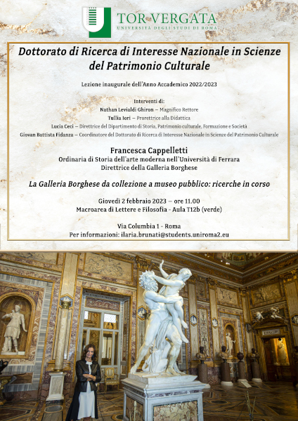 LEZIONE INAUGURALE DELL’ANNO ACCADEMICO 2022/2023 – Giovedì 2 Febbraio 2023 – ore 11.00 – Macroarea di Lettere e Filosofia – Aula T12b (VERDE)