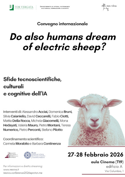 Convegno internazionale – Do also humans dream of electric sheep?